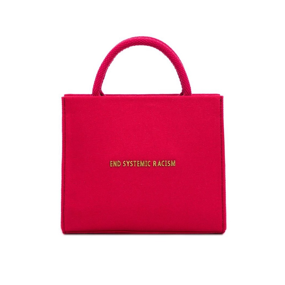 SOLD ESR Red Canvas Tote Brandon Blackwood